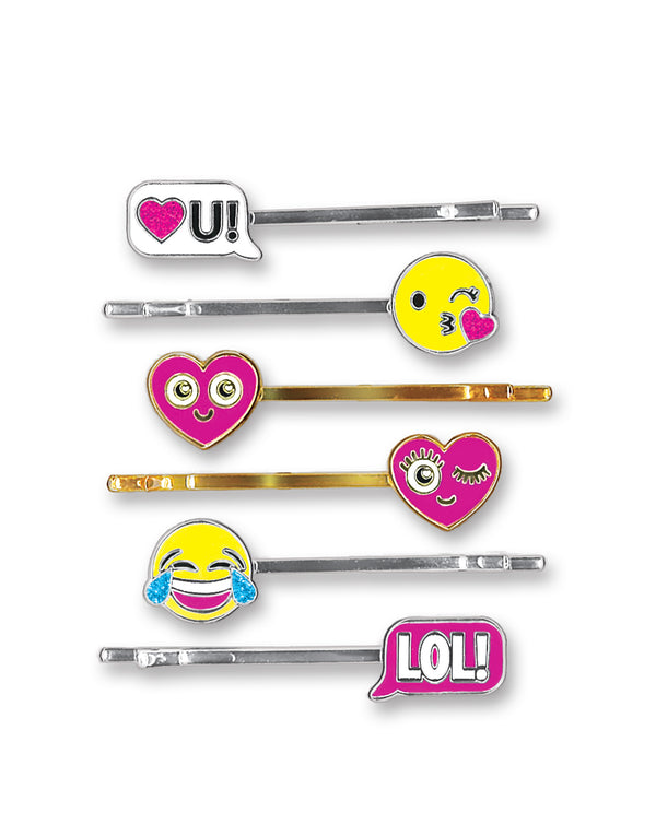 CHARM IT! Emoji Bobby Pin Party Set