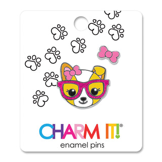 CHARM IT! Posh Pup Enamel Pin