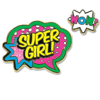 CHARM IT! Super Girl Enamel Pin