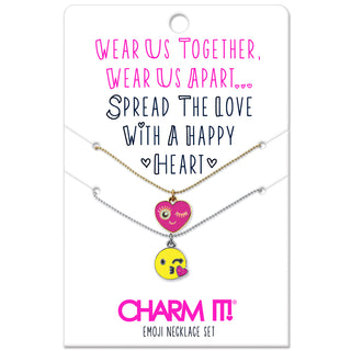 CHARM IT! Emoji Necklace Set