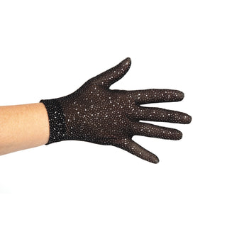 Jerry's Competition Glitter Mesh Gloves - Black