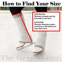 The Gray Skater Full Zip Legwarmers - Black Fleece