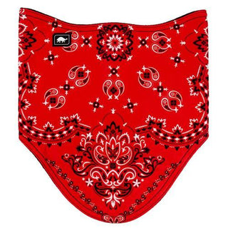 Turtle Fur Game Day Face Bandana - Red Banadana - Northern Ice and Dance