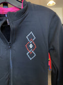 Jerry's Ready to Ship Fleece Ribbonette Crystal Skating Jacket - Pink