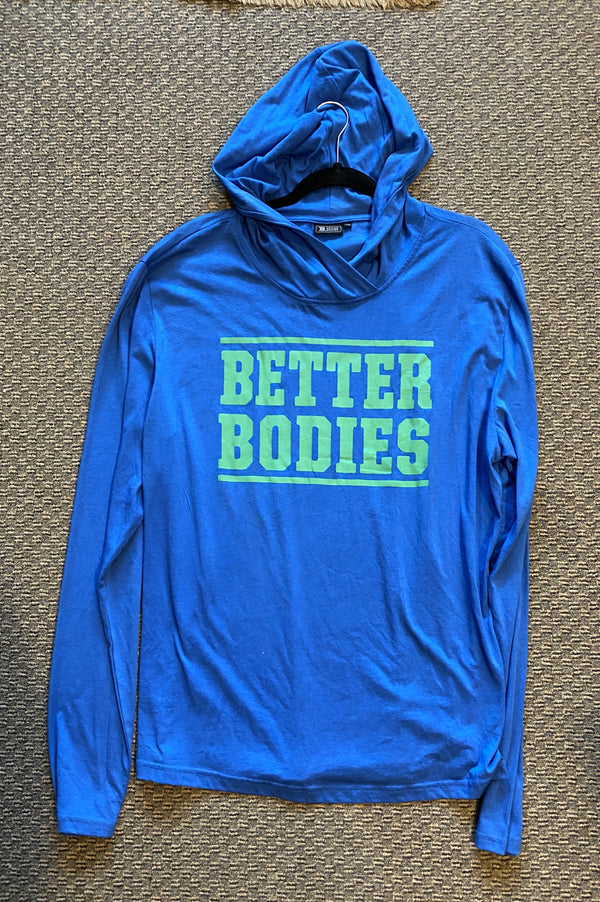 Better Bodies Ready to Ship Soft Men's Hoodie - Blue