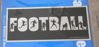 Car Magnet - Football Word