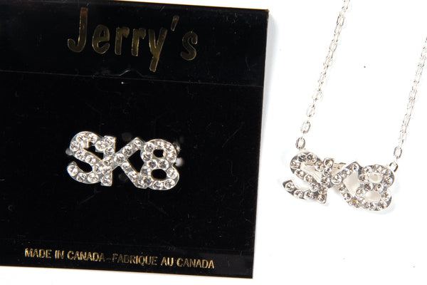 Jerry's Crystal SK8 Necklace