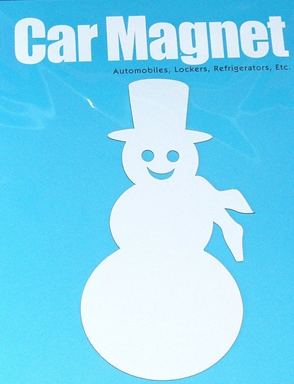 Car Magnet - Snowman